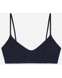 ARKET - Crinkle Bikini Top - Lyst