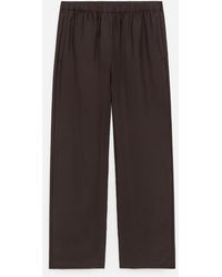 ARKET - Silk Twill Trousers - Lyst