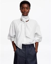 ARKET - Detachable Scarf Blouse - Lyst