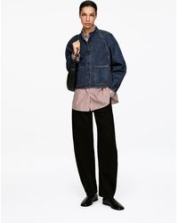 ARKET - Denim Overshirt - Lyst