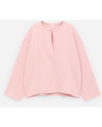 ARKET - Open-Placket Sweatshirt - Lyst