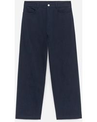 ARKET - Relaxed Cotton Twill Trousers - Lyst