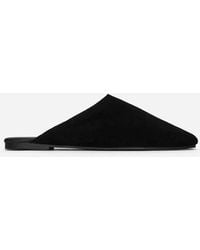 ARKET - Suede Travel Slippers - Lyst