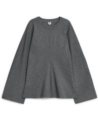 ARKET - Sweatshirt Aus Merinowolle Mit Sanduhr-Silhouette - Lyst