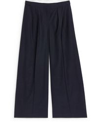 ARKET - Relaxed Wool-blend Trousers - Lyst