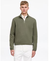 ARKET - Knitted Half-Zip Jumper - Lyst