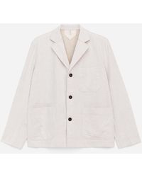 ARKET - Cotton Linen Blazer - Lyst