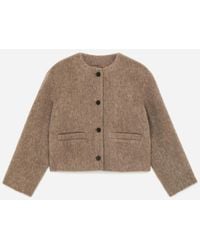 ARKET - Brushed Wool-blend Jacket - Lyst