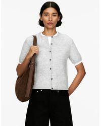 ARKET - Strickjacke Aus Einer Alpaka-Wollmischung - Lyst