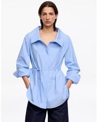 ARKET - Wide-Collar Blouse - Lyst