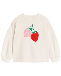ARKET - Embroidered Sweatshirt - Lyst