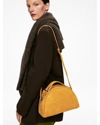 ARKET - Umhängetasche Aus Veloursleder - Lyst