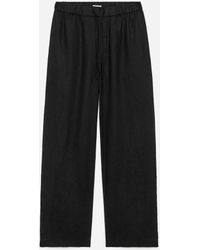 ARKET - Relaxed Linen Trousers - Lyst