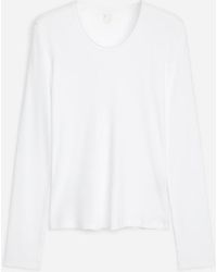 ARKET - Rib Cotton Top - Lyst
