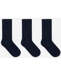 ARKET - Supima Cotton Rib Socks Set Of 3 Pairs - Lyst