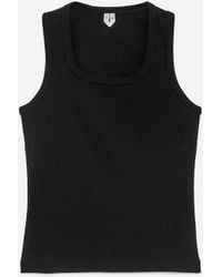 ARKET - Ribbed Tank Top - Lyst