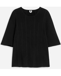 ARKET - Rib-Knitted Top - Lyst