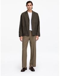 ARKET - Loose Linen Blend Trousers - Lyst