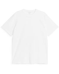 ARKET - Cotton Linen T-shirt - Lyst