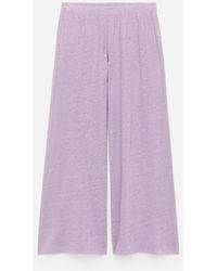 ARKET - Fluid Linen Trousers - Lyst