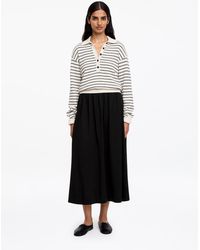 ARKET - A-Line Midi Skirt - Lyst