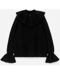 ARKET - Mohair-Wool Blend Ruffle Jumper - Lyst