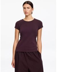 ARKET - Slim Cap-Sleeve T-Shirt - Lyst