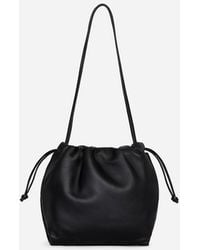 ARKET - Small Gathered Leather Bag - Lyst