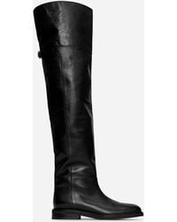 ARKET - Overknee-Stiefel Aus Leder - Lyst