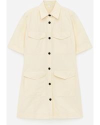 ARKET - Kleid Aus Leinen Und Baumwolle - Lyst