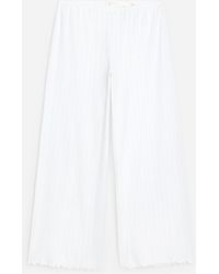 ARKET - Pointelle-Knitted Trousers - Lyst