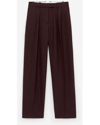 ARKET - High-waist Pleated Trousers - Lyst