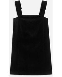 ARKET - Velvet Mini Dress - Lyst