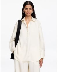 ARKET - Silk Twill Shirt - Lyst