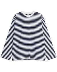 ARKET - Striped T-shirt - Lyst