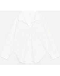 ARKET - Relaxed Open-Collar Shirt - Lyst