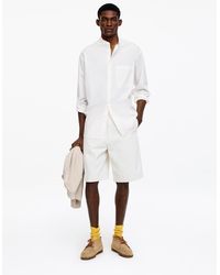 ARKET - Relaxed Cotton Linen Shorts - Lyst