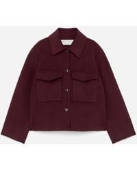 ARKET - Double-Face Wool Overshirt - Lyst