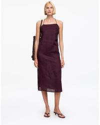 ARKET - Linen Midi Dress - Lyst