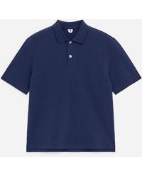 ARKET - Piqué Polo Shirt - Lyst