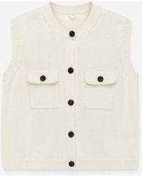 ARKET - Knitted Cotton Vest - Lyst