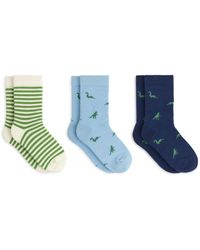 ARKET - Cotton Socks Set Of 3 - Lyst