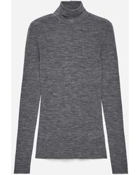 ARKET - Roll-Neck Wool Top - Lyst