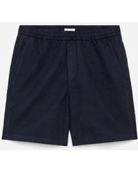 ARKET - Cotton-linen Drawstring Shorts - Lyst