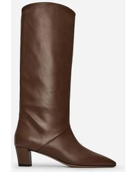 ARKET - Wadenhoher Lederstiefel - Lyst