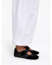 ARKET - Suede Nylon Mary Janes - Lyst