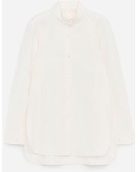 ARKET - Relaxed Stand-Collar Shirt - Lyst