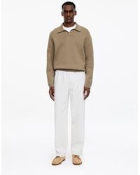 ARKET - Loose Cotton Linen Trousers - Lyst