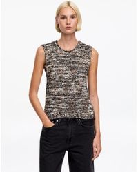 ARKET - Mélange Knitted Vest - Lyst