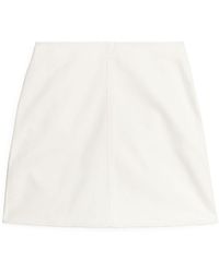 ARKET - Cotton Twill Mini Skirt - Lyst